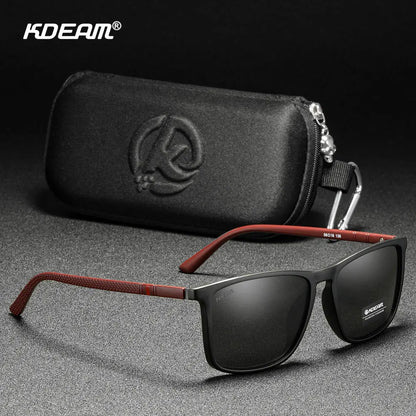 KDEAM 2022 New Luxury Polarized Sunglasses Men's Driving Shades Fishing Travel Golf Sunglass Male Sun Glasses CE